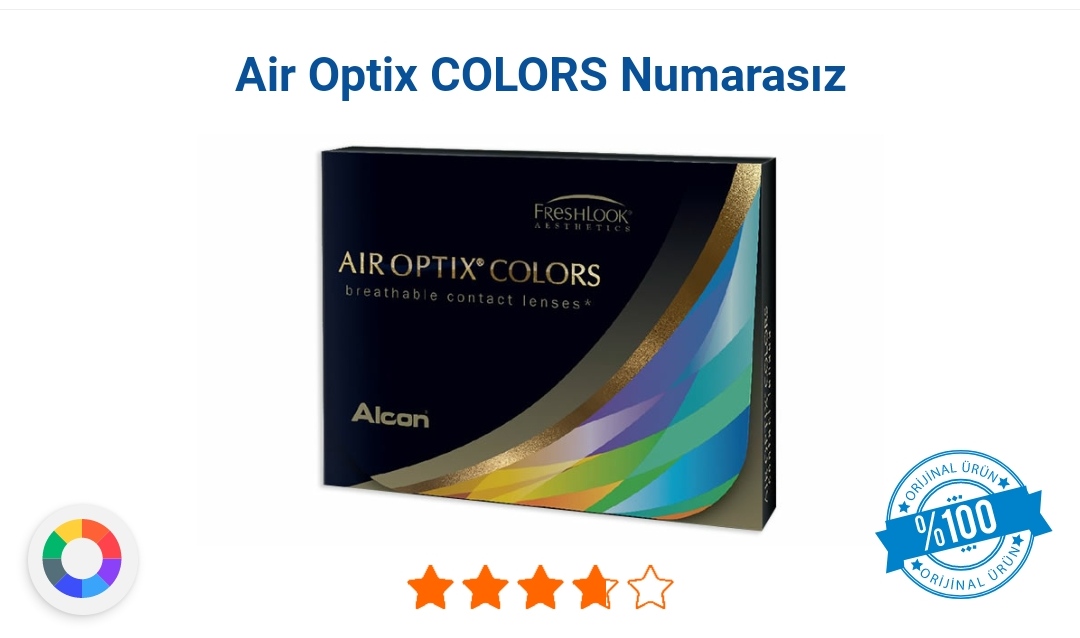 Air Optix COLORS nömrəsiz