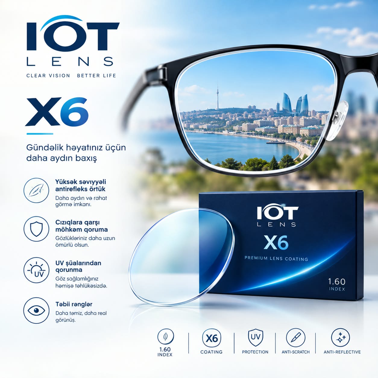 IOT LENS (AMERİKA) X6 örtük
